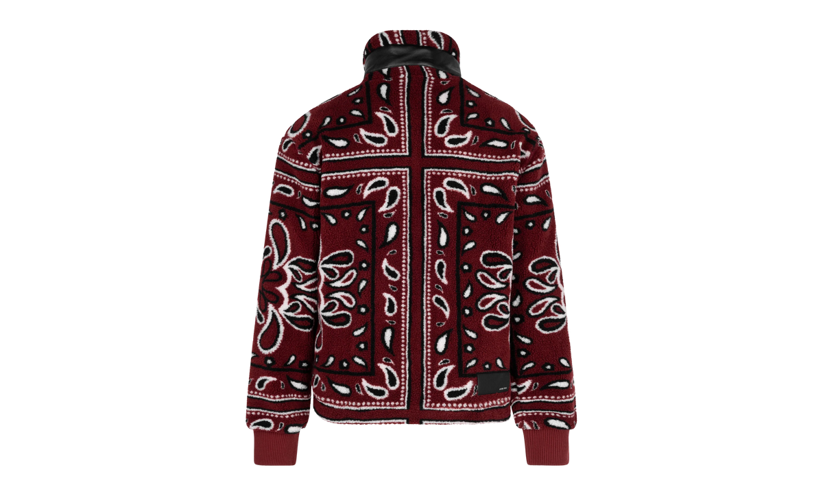 Fleece Zip Up Jacket "Red" MKF009 643