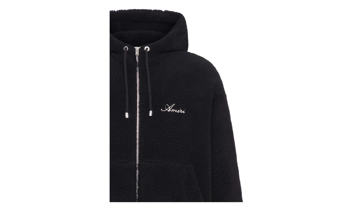 Bones Fleece Zip Hoodie "Black" AMOUJA1010 001