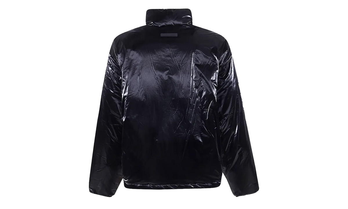 Ripstop Nylon Puffer Jacket "Metallic Black" 202HO258181F