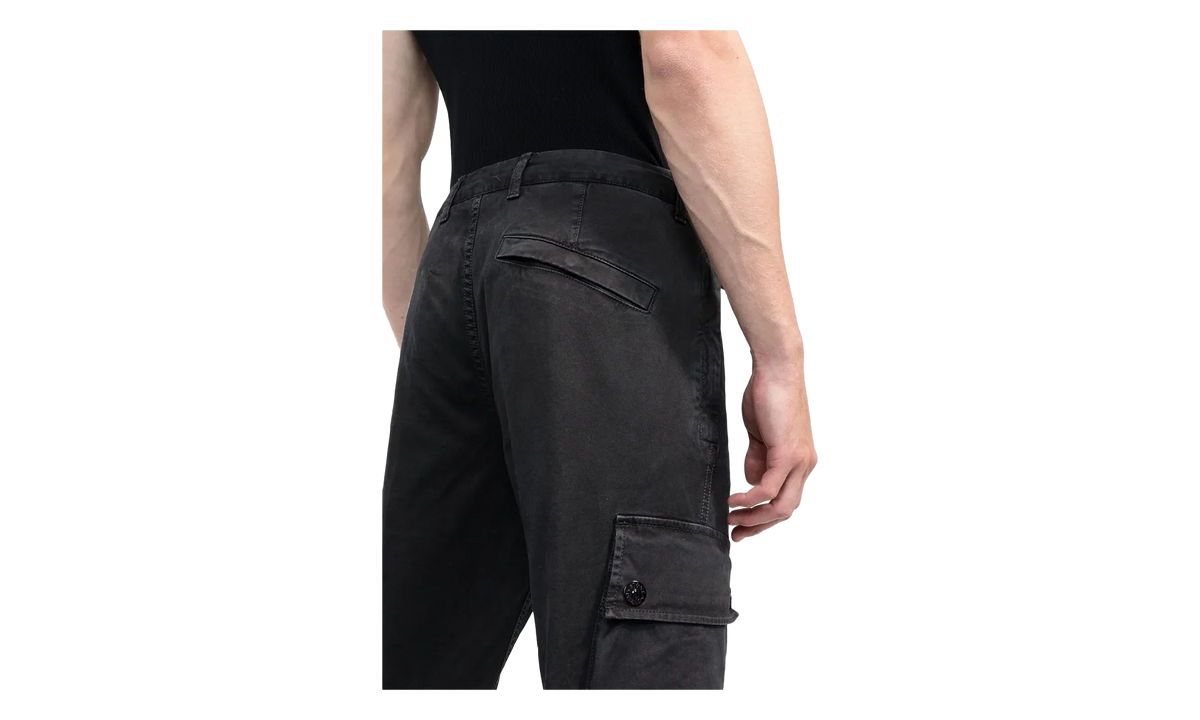 Twill Cargo Pants "Black" 7715303L1 V0129