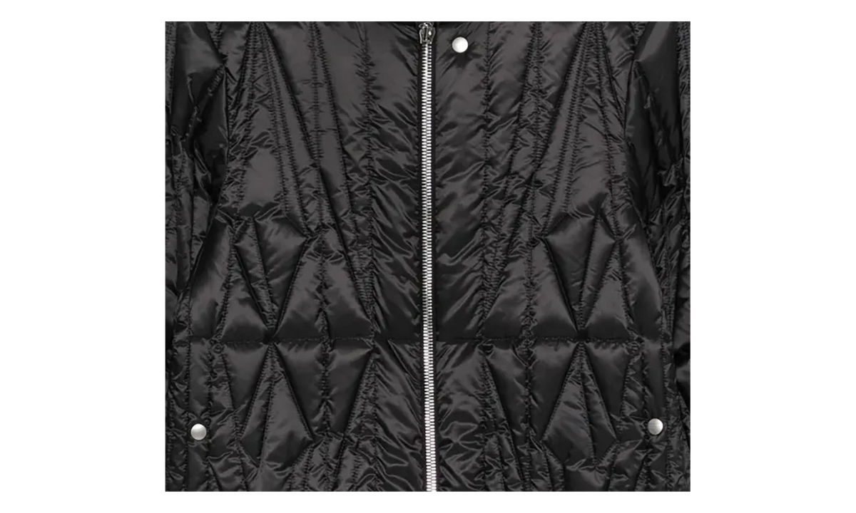 Rick Owens Woven Geocamo Flight Jacket "Black" MON38
