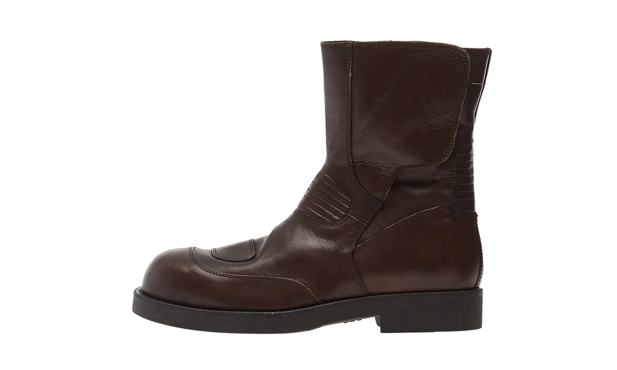 Low Leather Boot "Brown" SH3WU0015P7431T2187