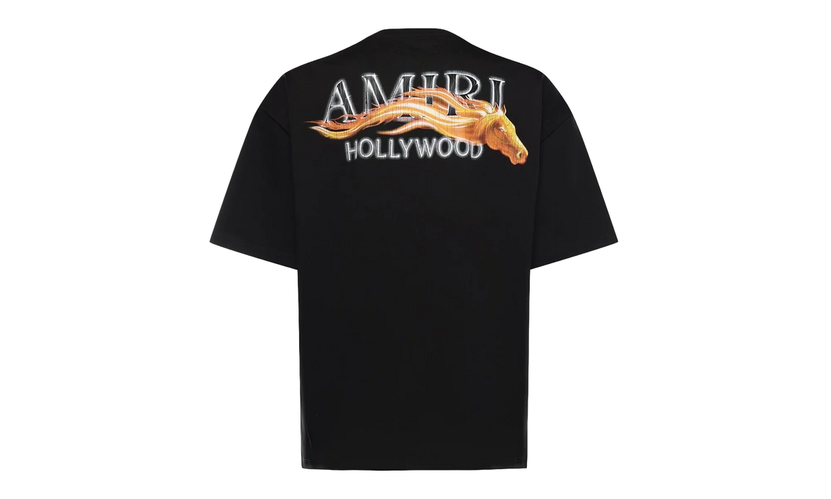 HOLLYWOOD HORSE OVERSIZED TEE "BLACK" AMTOJR1050 001