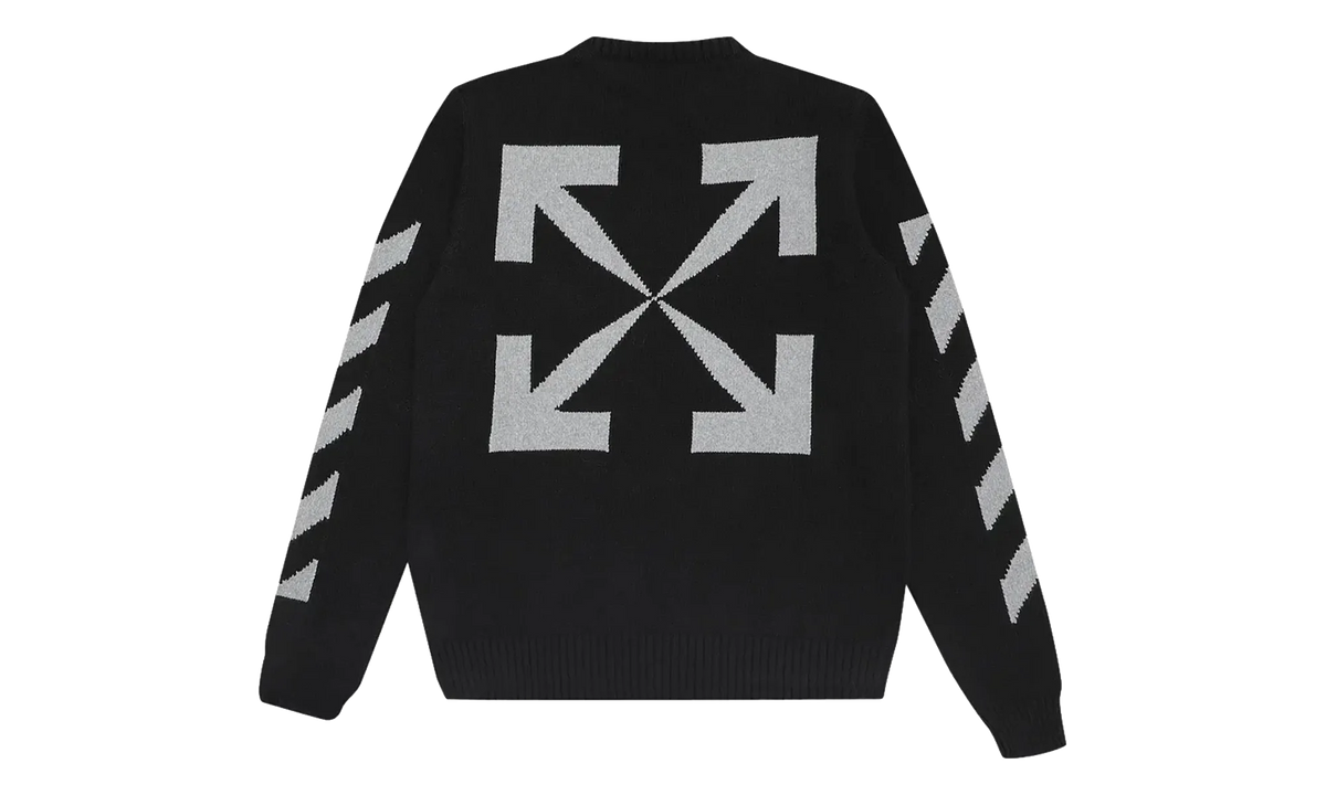 Arrow Knit Crewneck "Black" OMHE023R21KNI0011041