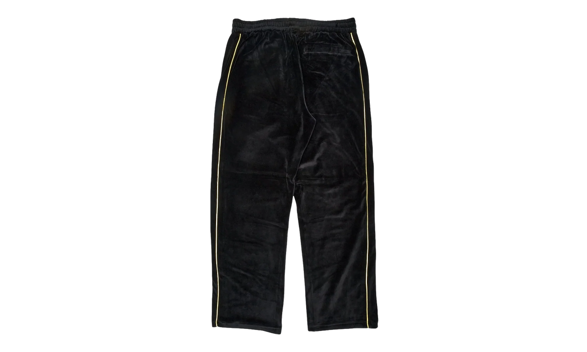 Outline Logo Velour Track Pants "Black / Yellow" SP5der323