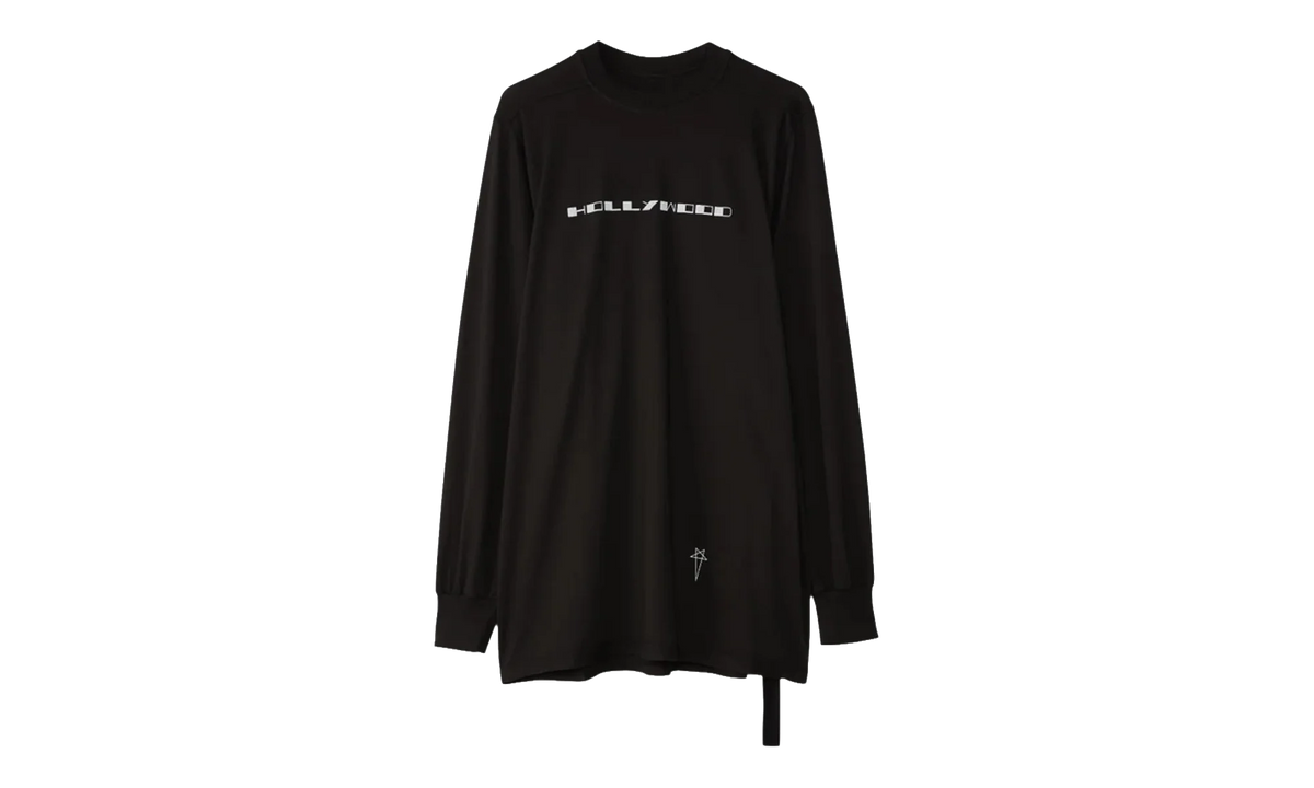Hollywood Logo Jumbo Long Sleeve Tee Shirt "Black White" DU01E3261 RNEP5 0911