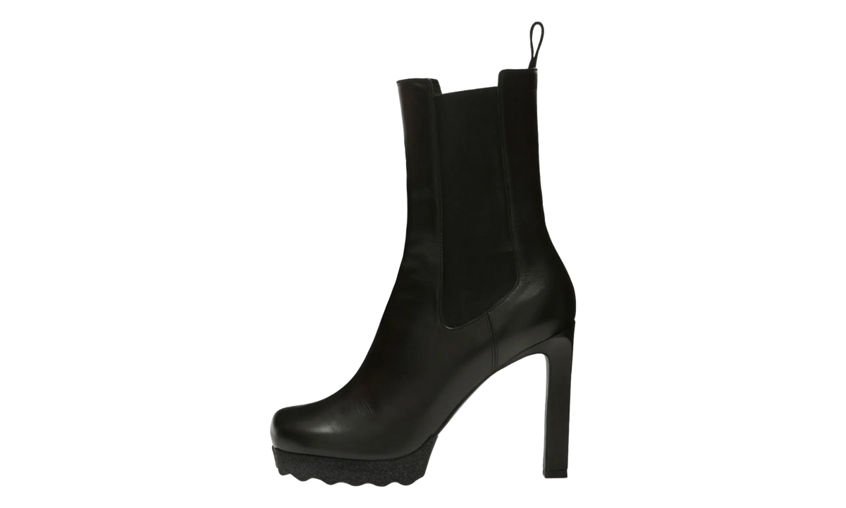 Calf Sponge High Chelsea Boot "Black" 17577626JF