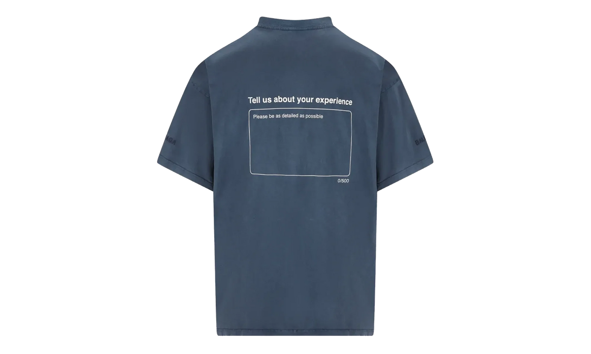 Twisted Crew Neck T-Shirt "Washed Navy" 850403 TTVL2 8806