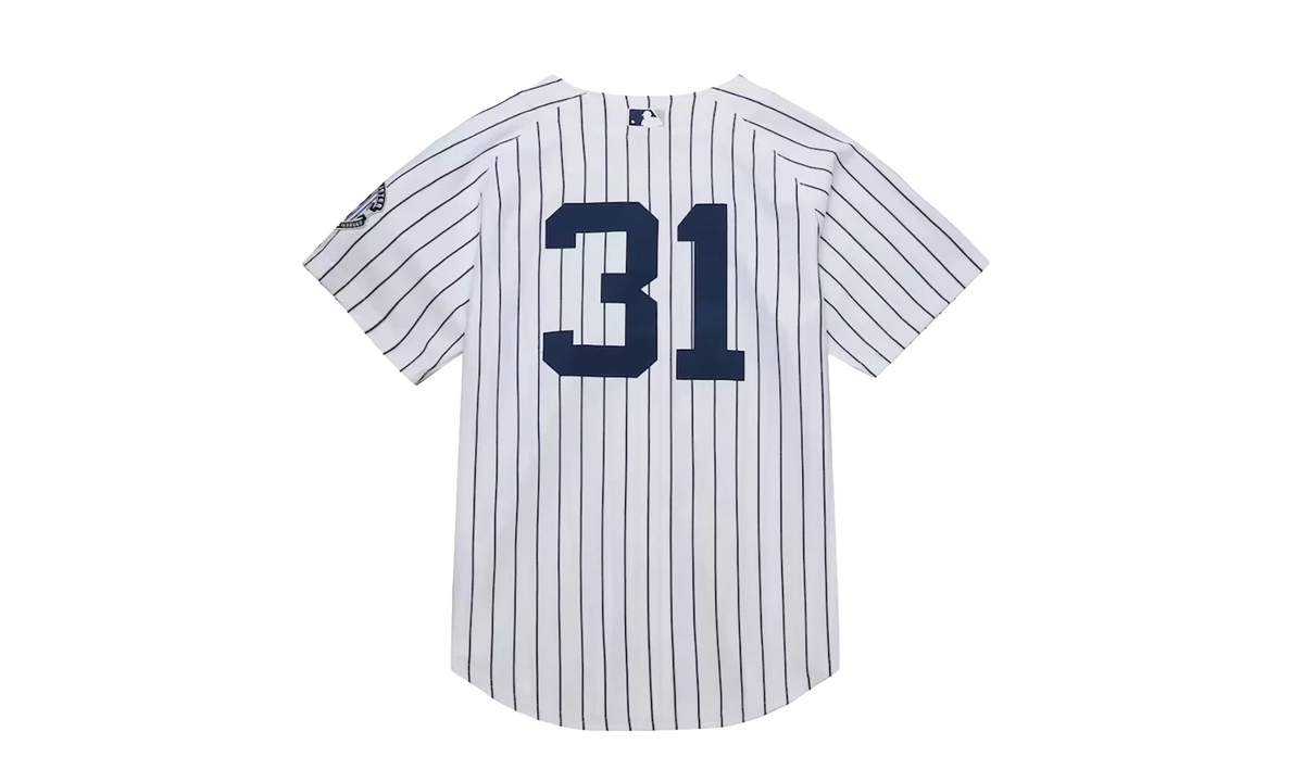 MLB Ichiro Suzuki White Home Jersey "2014 New York Yankees – White / Navy" AJY17176 NYY14ISUWHNY