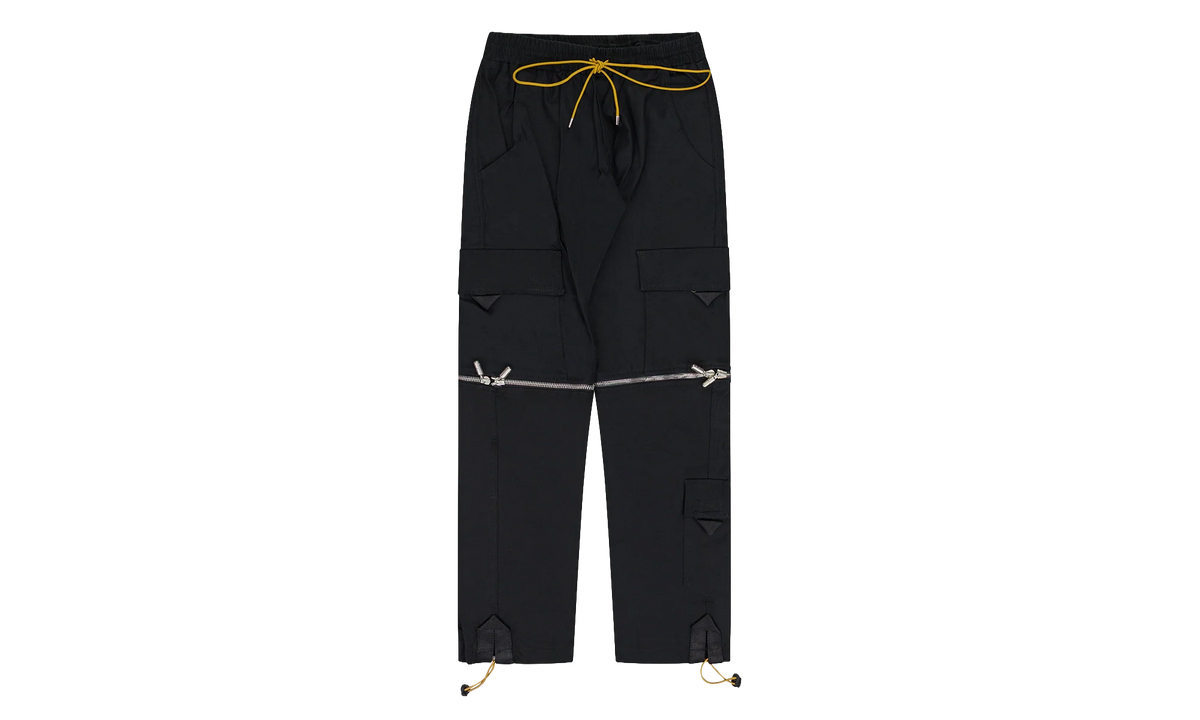 Half Zip Cargo Pants "Black" RHD-MBTM-0237