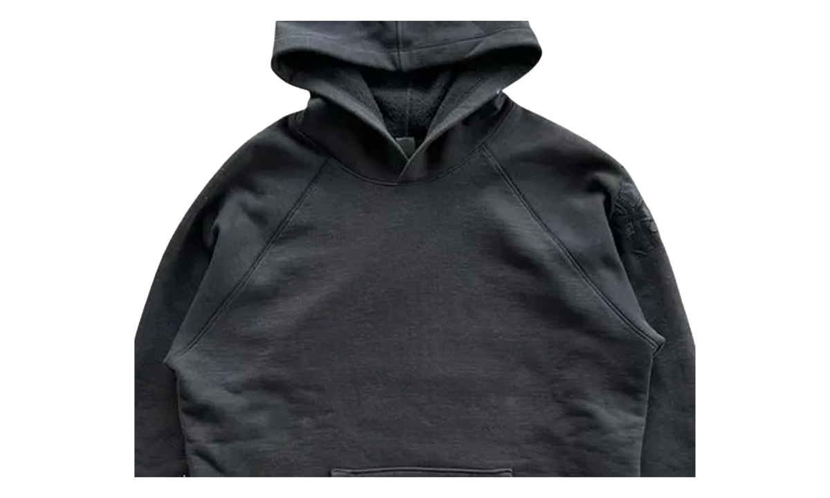 Paper Jam with Black Crosses Hoodie "Black" CHRM0868