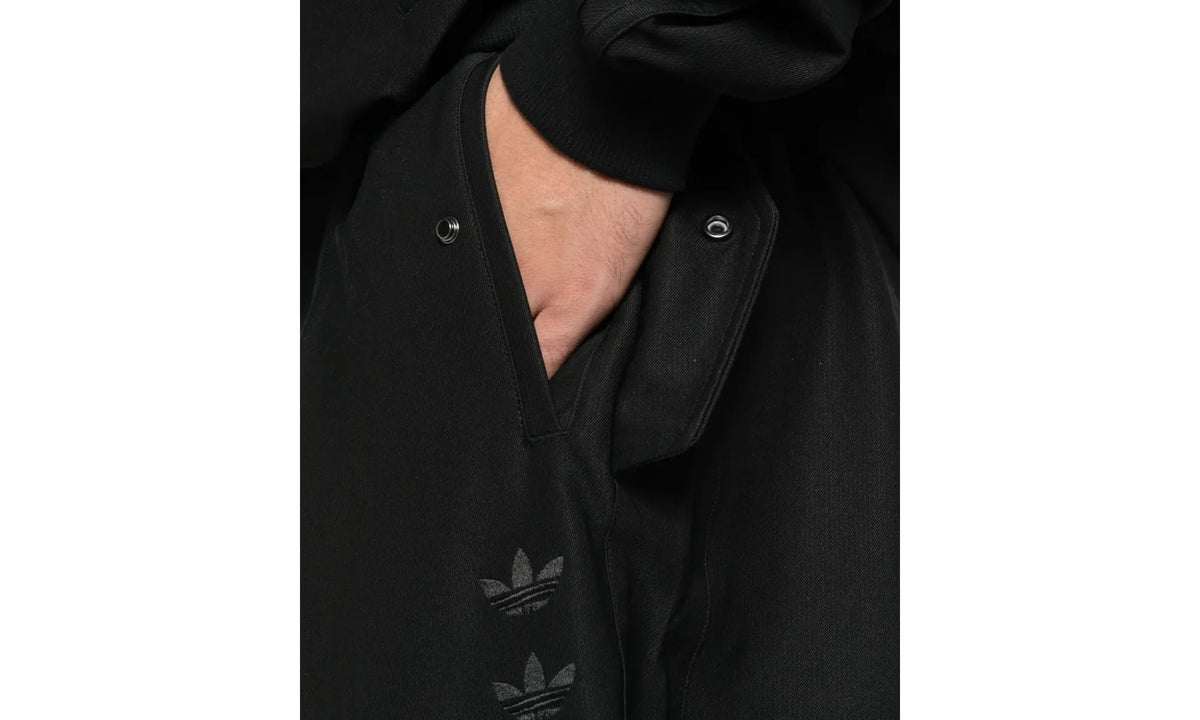 CHAVARRIA TWILL TRACK TROUSERS "Black" KD9349
