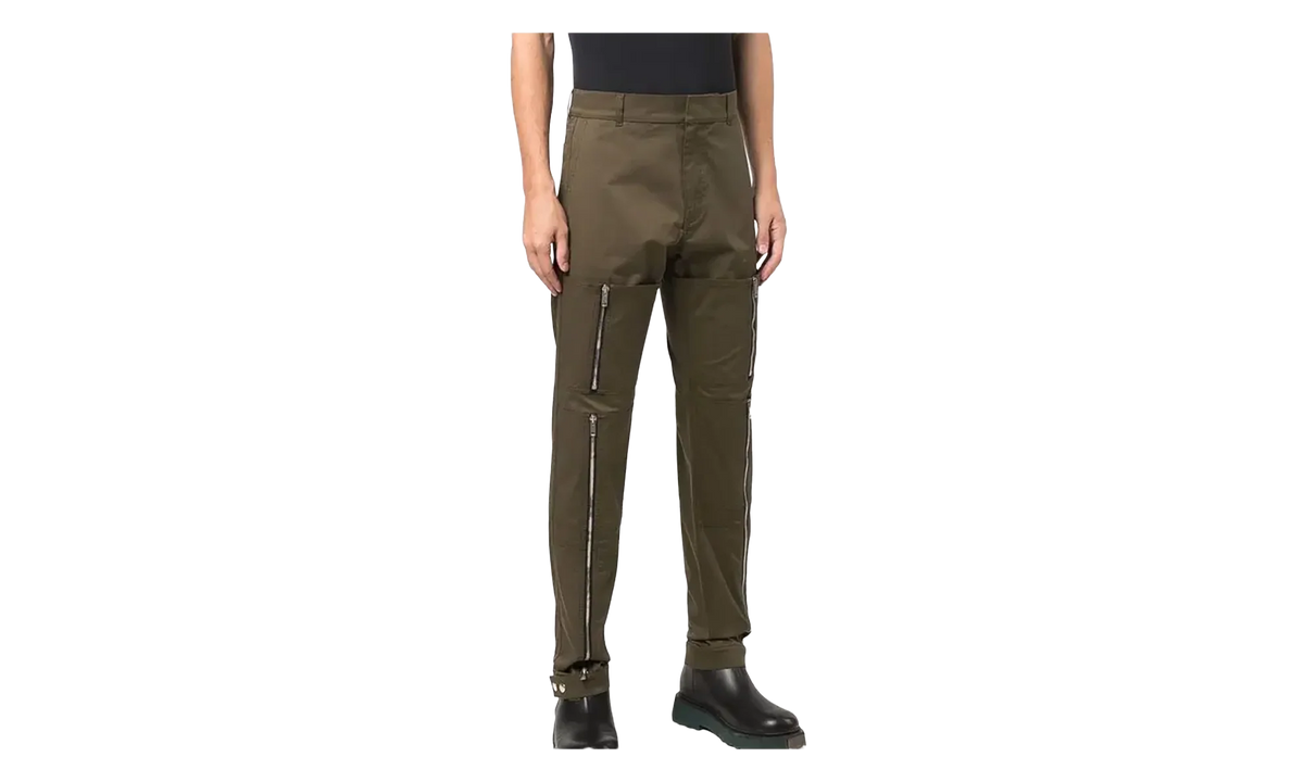 Zip Detail Pants "Khaki Green" BM50UC1308 313