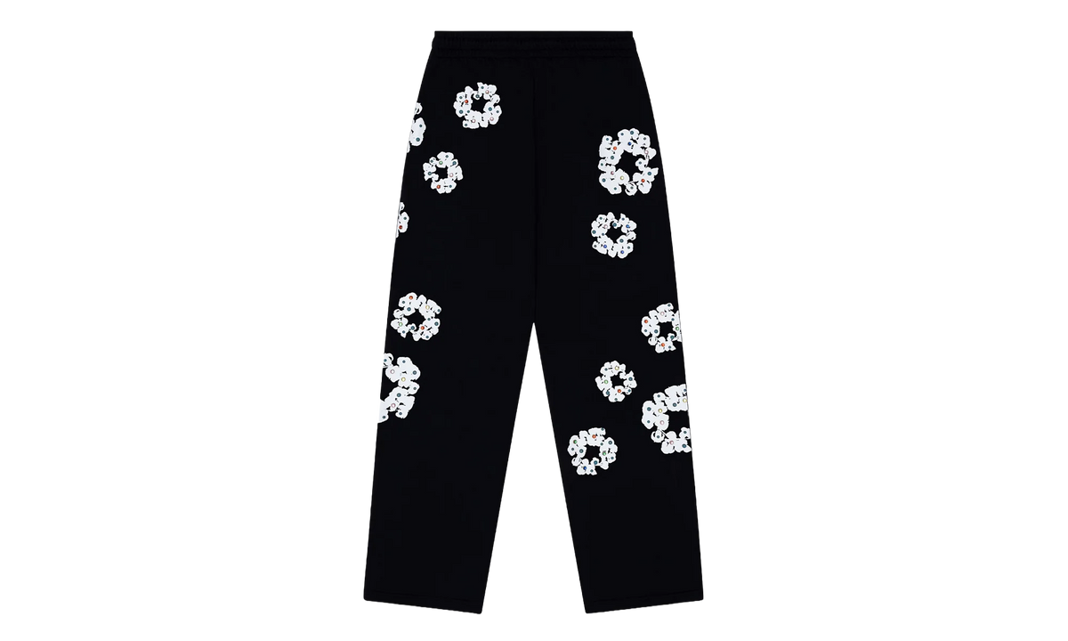 Rhinestone Sweatpants "FW25 - Black" DT420
