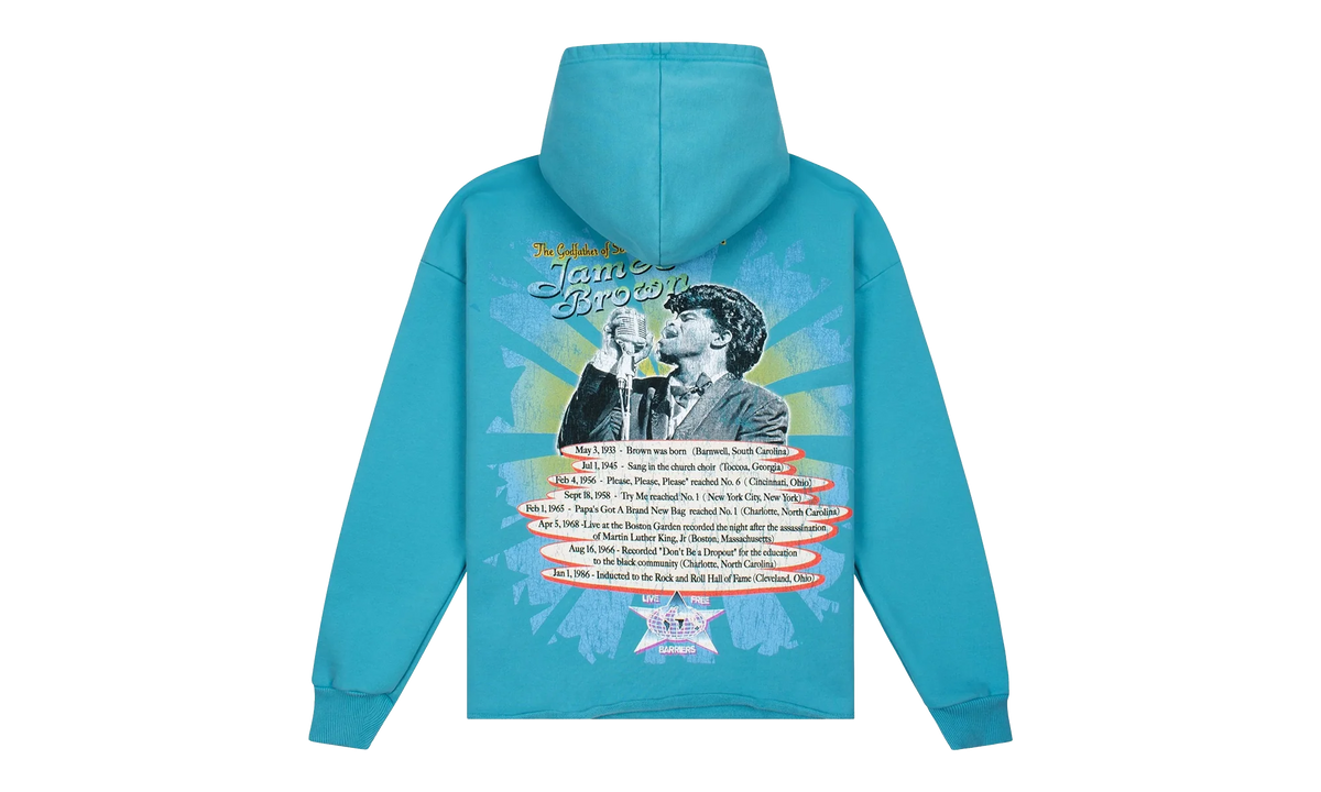 James Brown Ponder Hoodie "Teal" BAR12