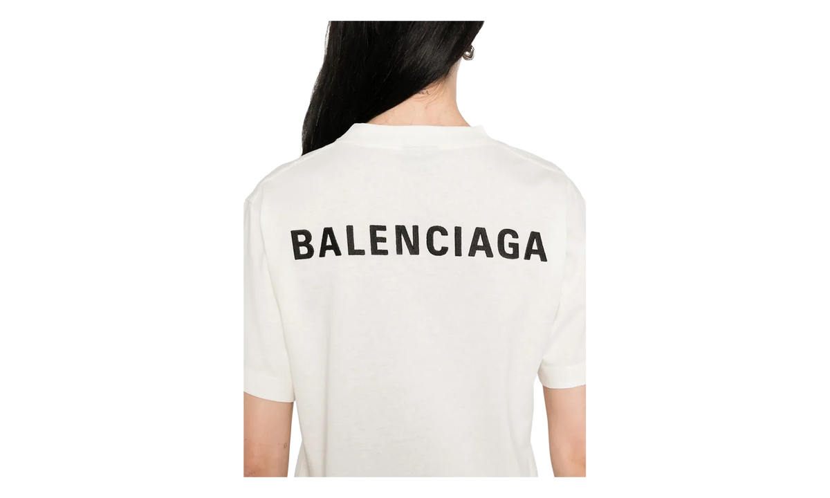 Back Medium Fit T-Shirt WMNS "Cream" 850990 TTVJ1 9020