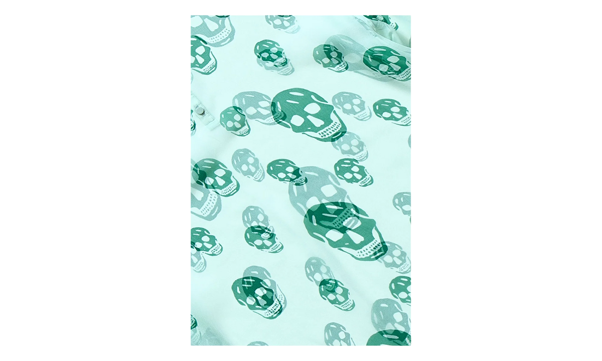Skull Scarf Top "Green" 849930QQABF3075