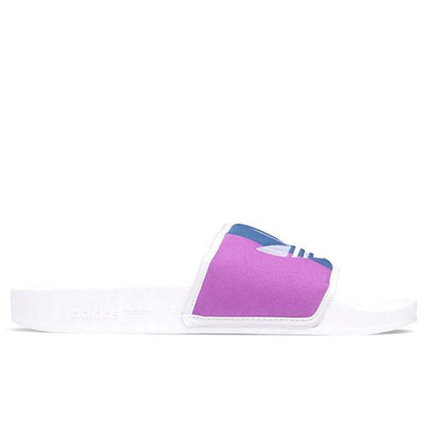 Adilette 'Pride' - Flat White/Orange/Scarlet
