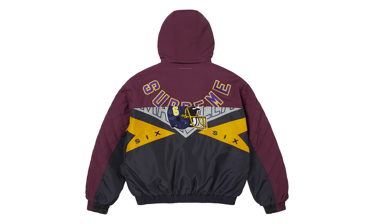 MM6 Maison Margiela Split Stadium Jacket "SS26 - Navy" SU27192