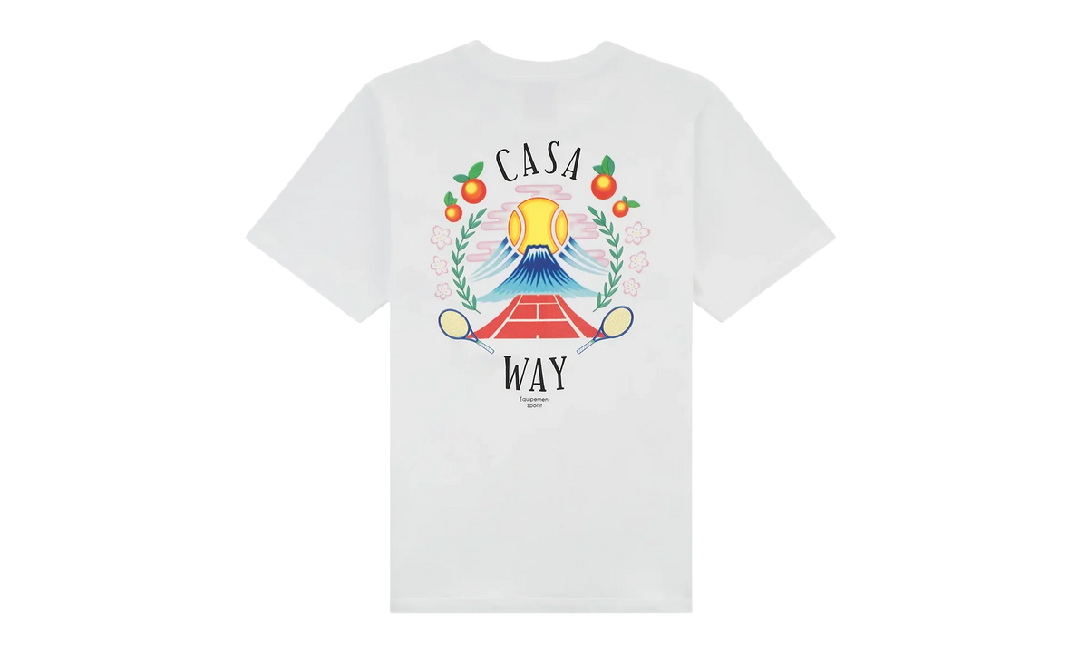Casa Way Mountain Short Sleeve T-Shirt "White" MPF25 JTS 001 08 WHIT