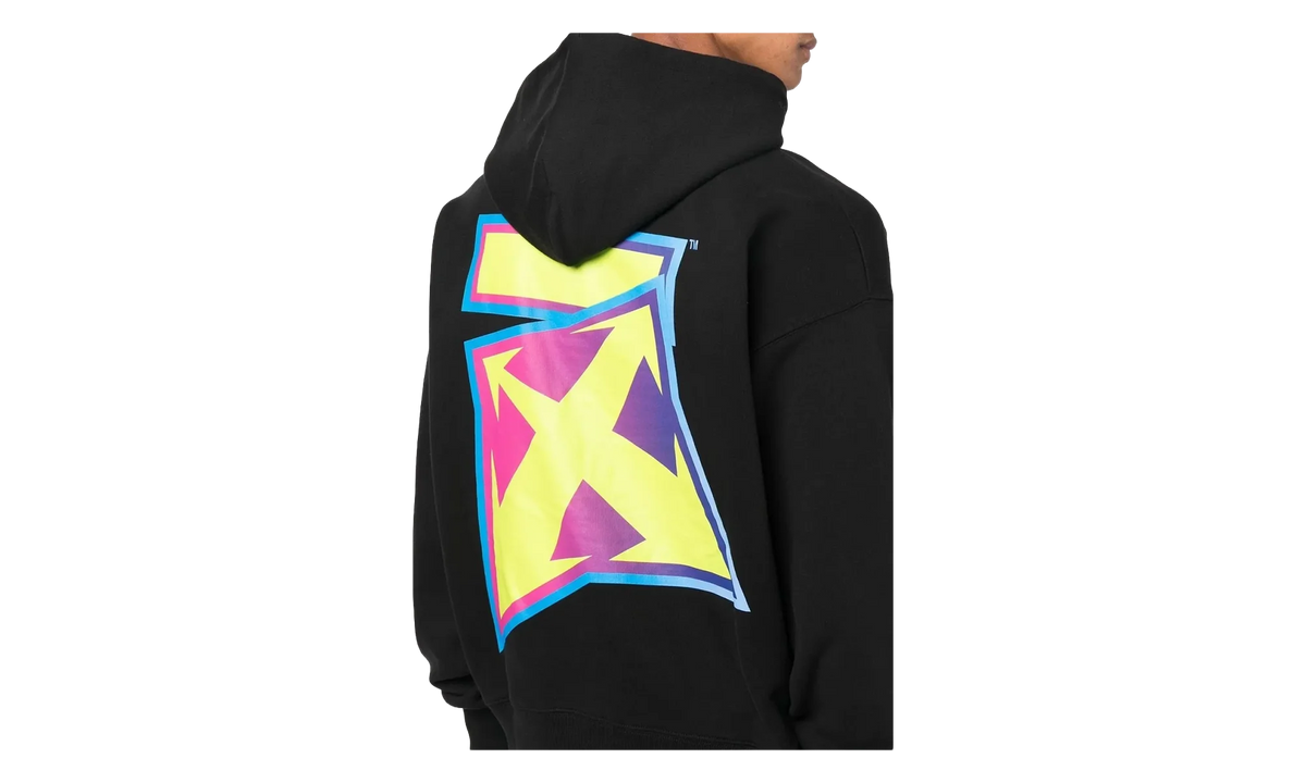 Degrade Thunder Skate Arrows Oversized Hoodie "Black / Multi" OMBB085F22FLE0041070
