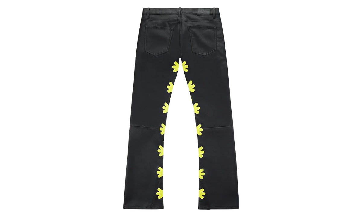 Leather Pants "Black / Yellow" LSLPBFY
