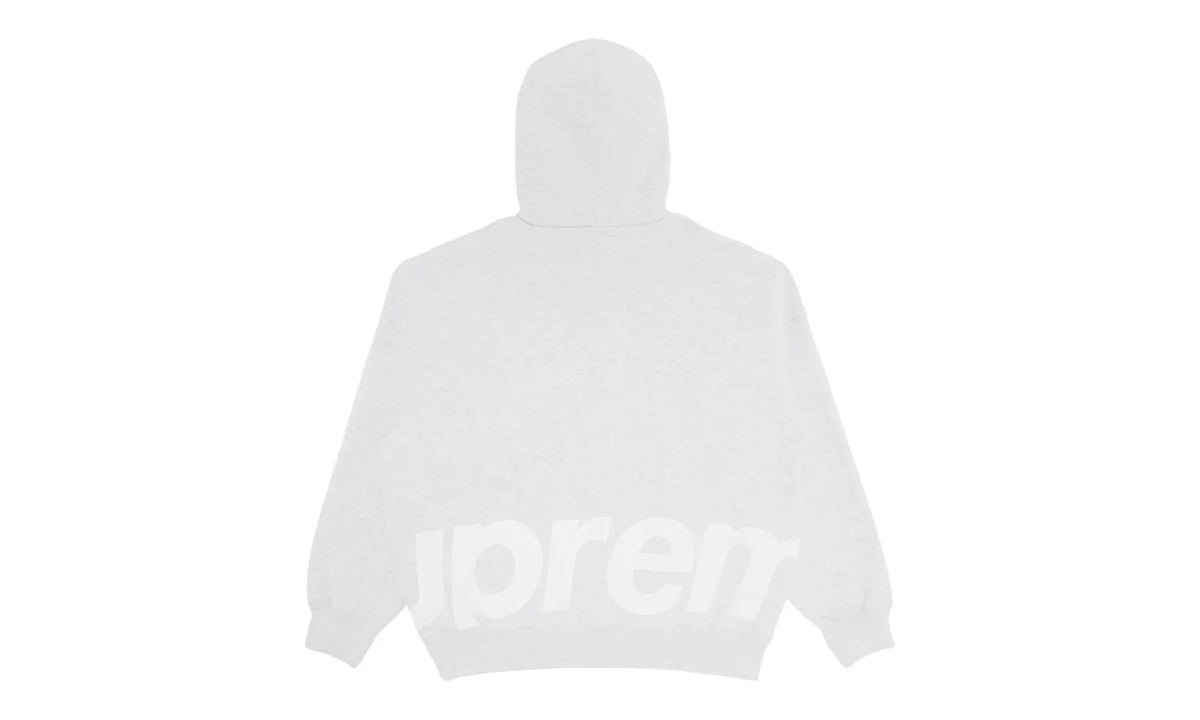 Big Logo Zip Up Hooded Sweatshirt "Ash Grey" SU26885