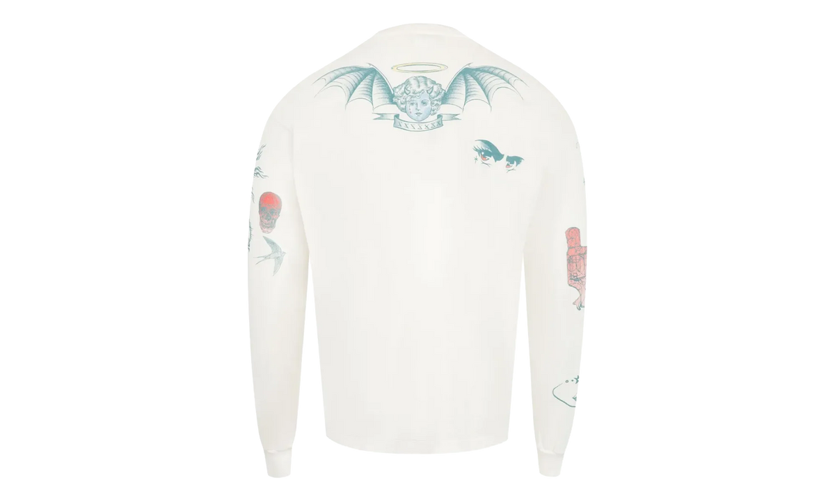 Dr. Woo Tattoo Long-Sleeve Tee "White" SM HR1 0000 C29