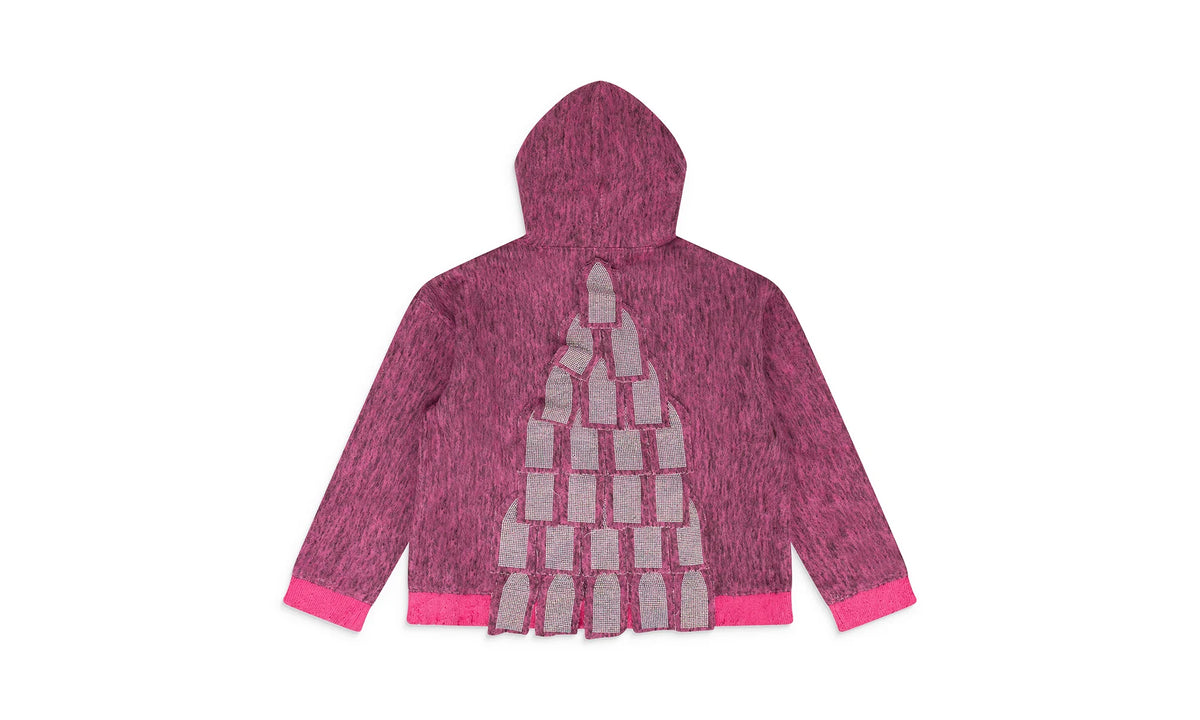 PYRAMID HOODED SWEATSHIRT "Red" WDWMHDS 0024