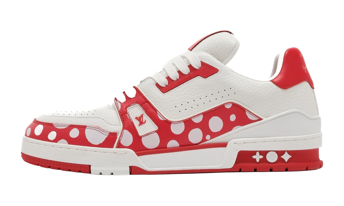 LV Trainer Low "Yayoi Kusama - White Red" 1AB8J7