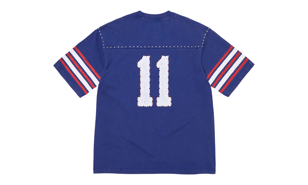 Studded S/S Football Top "SS26 - blue" SU27033
