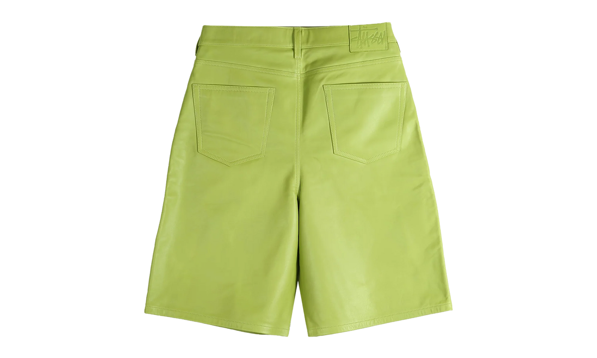 Big Ol Leather Shorts "LIME" 112315 LIME