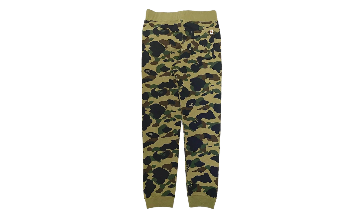 BAPE 1St Camo Shark Slim Sweatpants "Green Black" B1CSSGB