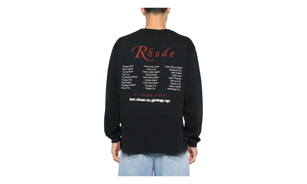 USVI Regatta Tour Long-Sleeve T-Shirt "Vintage Black / White / Red" RHPS26TT140126009