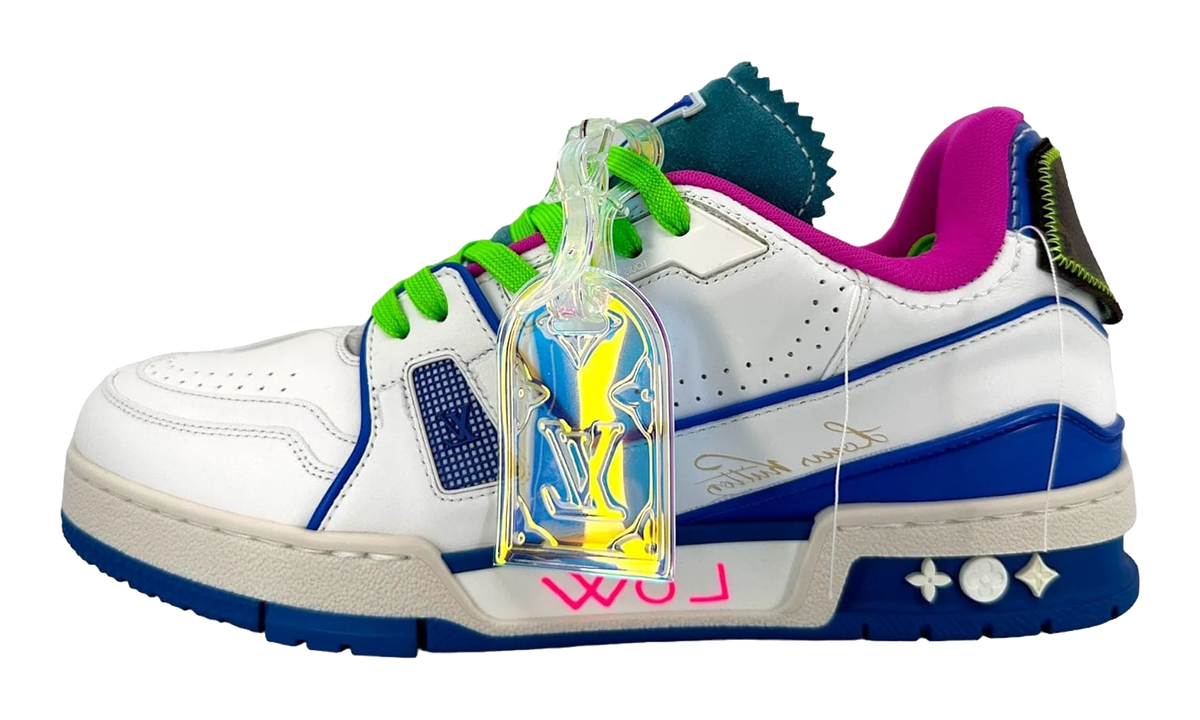 LV Trainer Low "Virgil - Neon Blue" MS0251