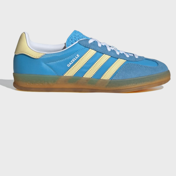 Adidas Women’s Gazelle Indoor – Semi Blue Burst / Almost Yellow | IE2960