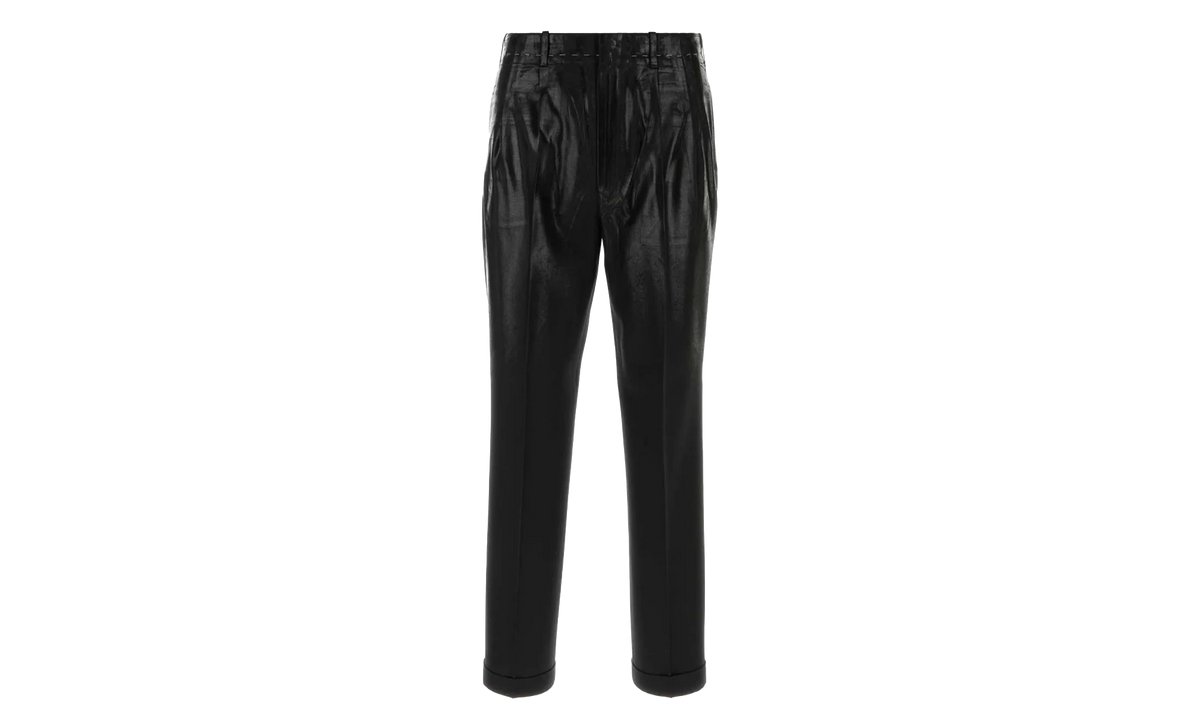 Coated Pleated Trousers "Black" S50KA0702M35745900