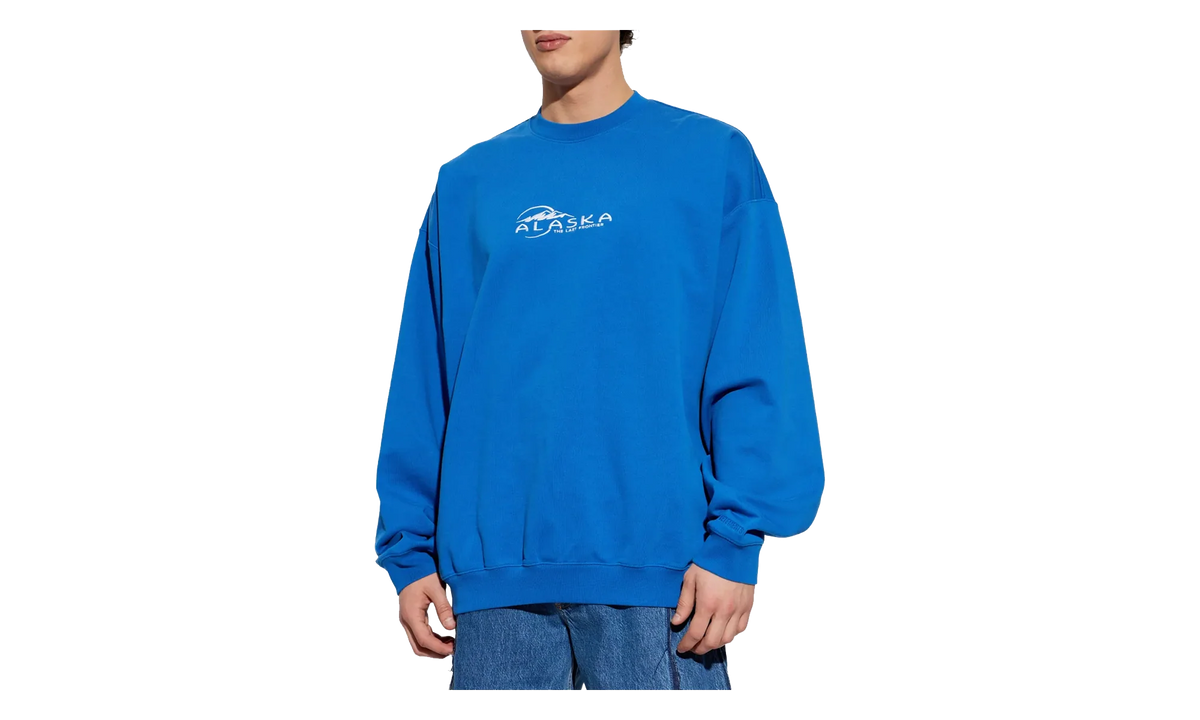 Alaska Tourist Sweatshirt "Blue" ME76CW255A BLUE