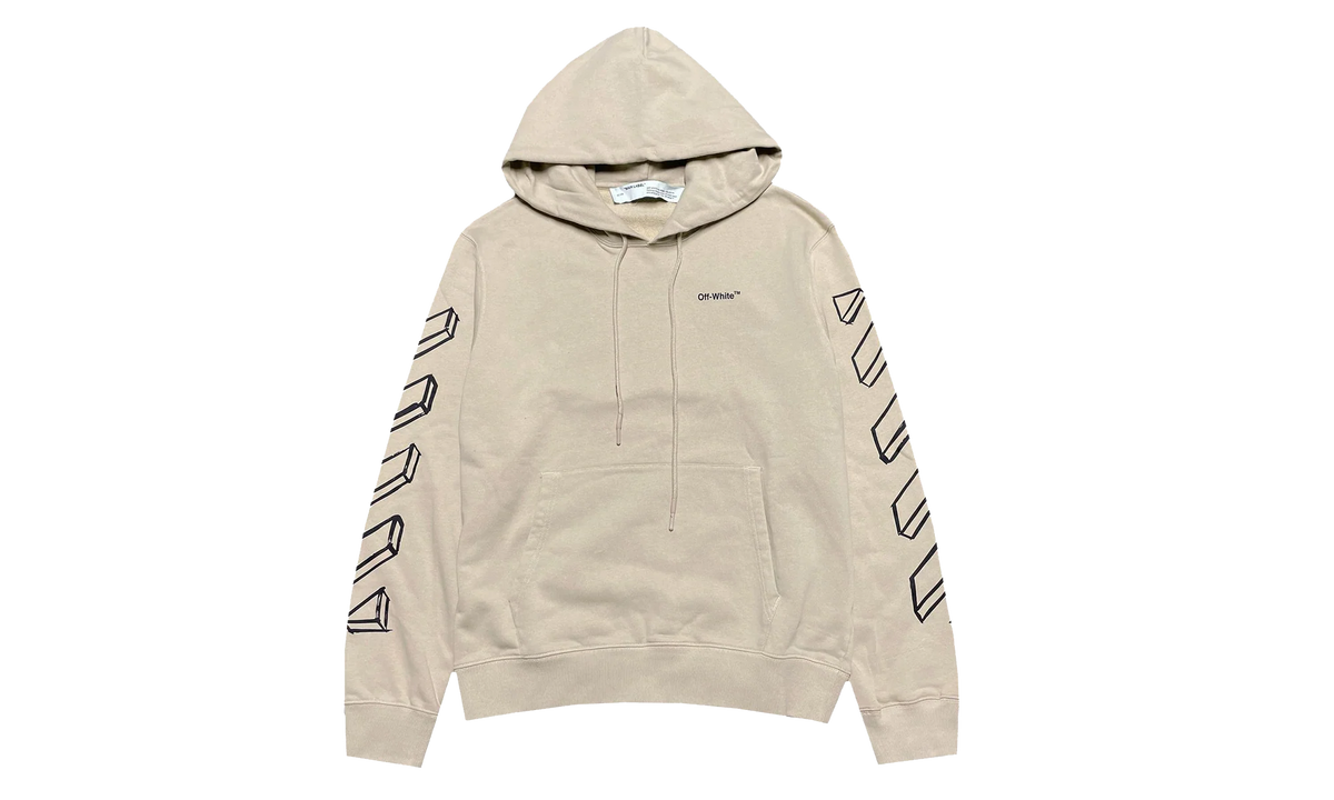 Outline Marker Arrow Hoodie "Beige" OMBB097G20FLE0021710