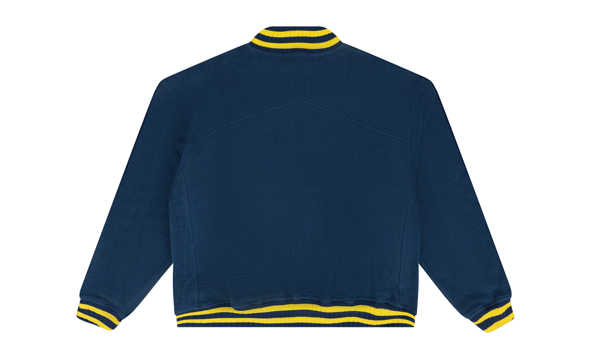 OVERSIZED LOGO TERRY VARSITY JACKET "Navy" RHD-MOTW-0005