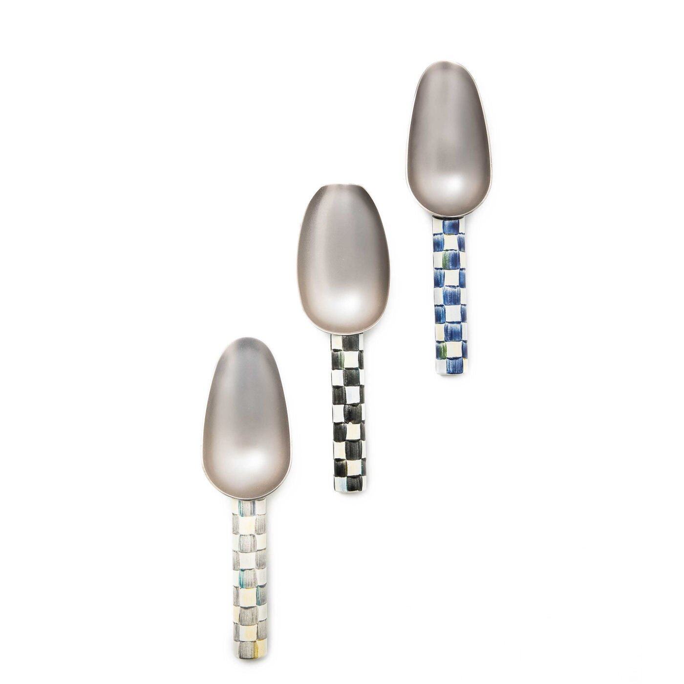 Sterling Check Small Scoop