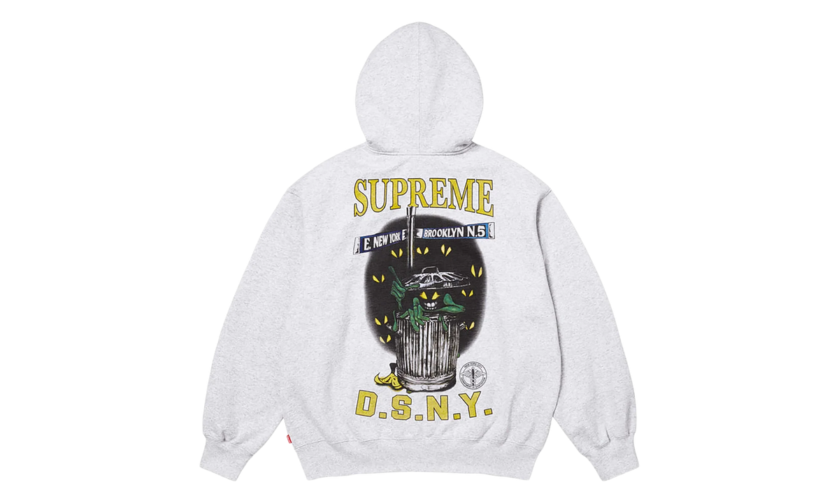DSNY Zip Up Hooded Sweatshirt "SS26 - Ash Grey" SU27114