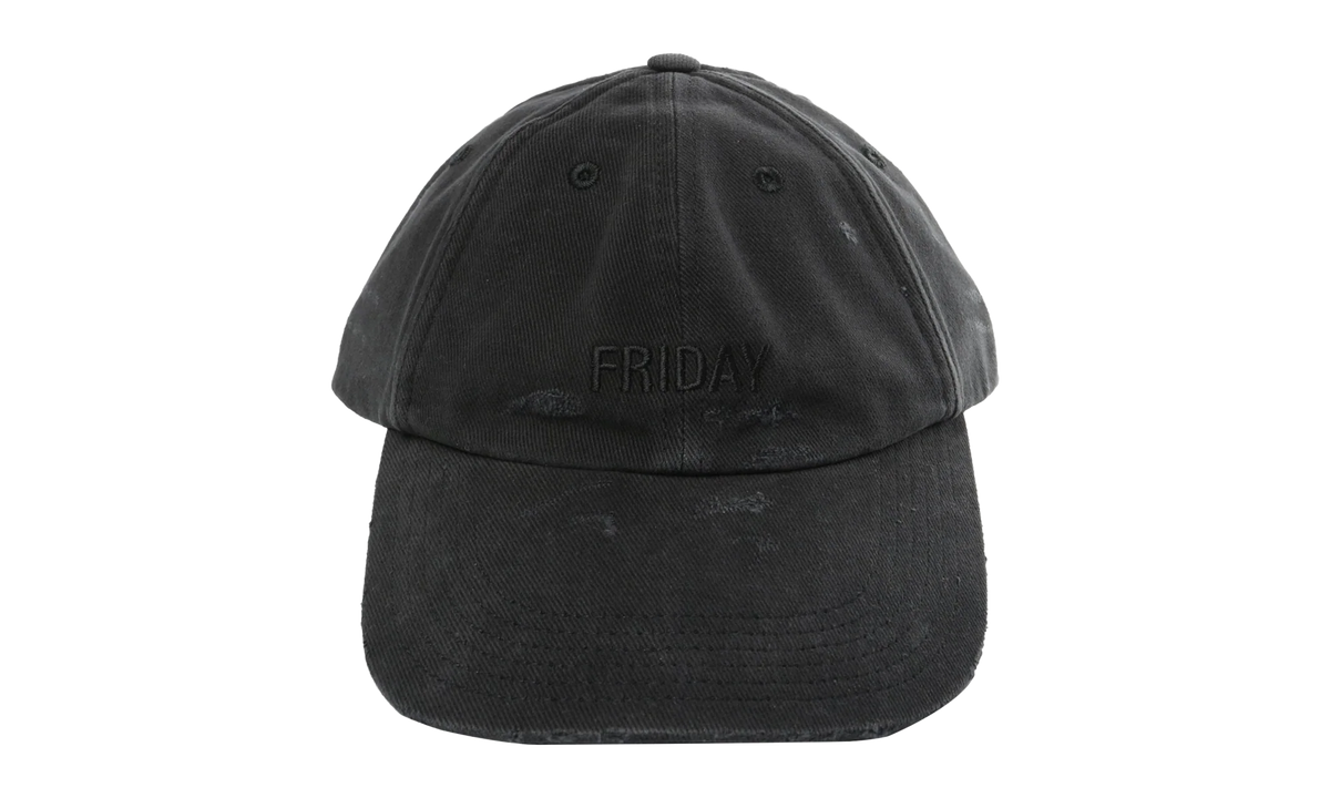 Friday Distressed Cap "Black" UE76CA326B BLAC