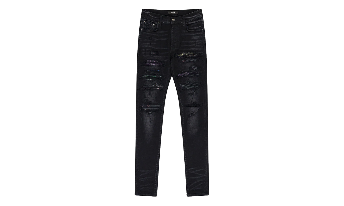 Rainbow Paisley Thrasher Jean "Black" PF22MDS017_BLACK