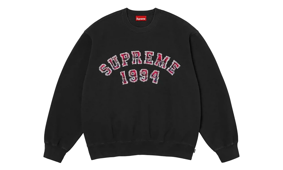 Plaid Arc Crewneck "SS26 - Black" SU27408