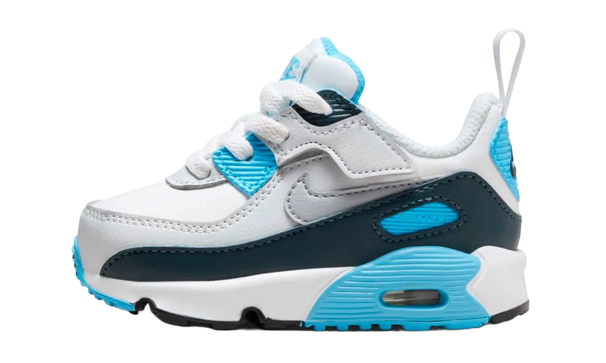 Air Max 90 EasyOn "White Baltic Blue Armory Navy Wolf Grey" HF6359 100