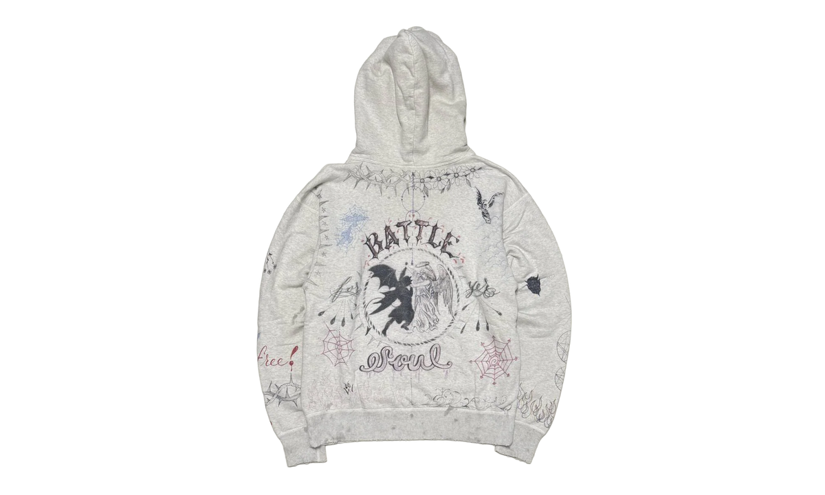 Graffiti Hoodie "Light Grey" SM A21 0000 056