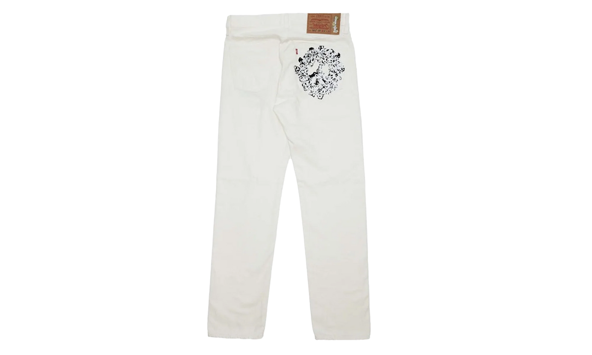Peace Pocket Denim "White" DT408