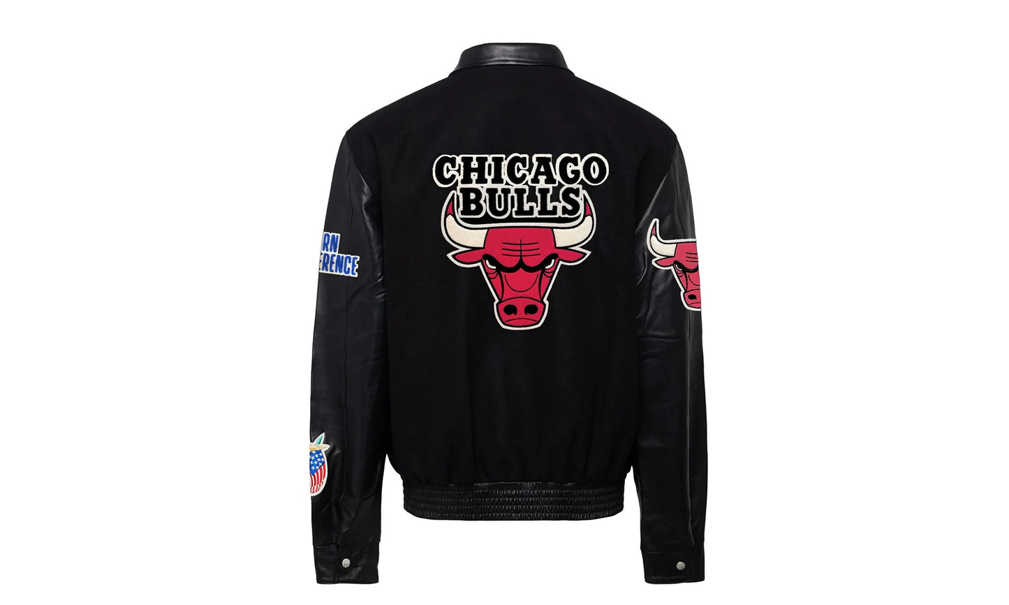 Chicago Bulls Wool & Leather Jacket "Black" NBA CHI BUL 108