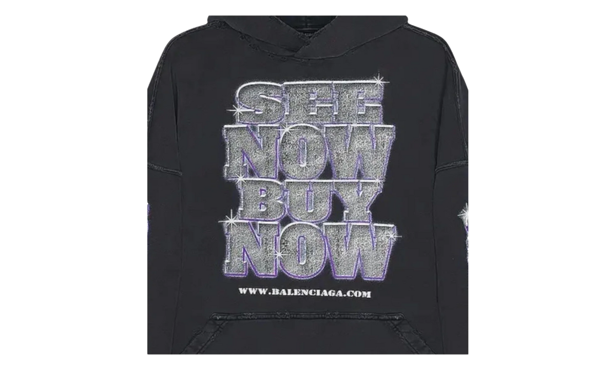 See Now Buy Now Logo Hoodie "Black" 739024 TQVE7 1083